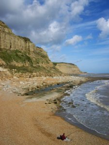 Fisherman on beach, Hastings
