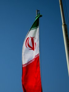 Flag of Iran - Baghrud sq - Nishapur 03