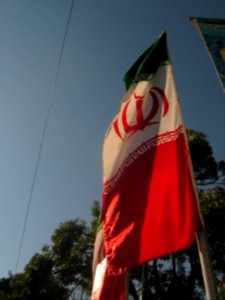 Flag of Iran - Omar Khayyam Square - Nishapur 14