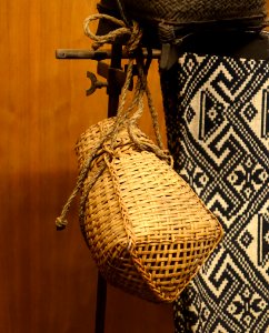 Fish basket, Lu - Vietnam Museum of Ethnology - Hanoi, Vietnam - DSC02896
