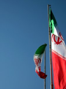 Flag of Iran - Baghrud sq - Nishapur 09