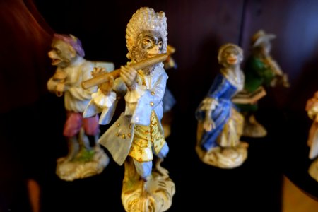 Flautist - Meissen Monkey Band - Musei Capitolini - Rome, Italy - DSC05944