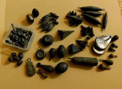 Fishing weights smaller sizes