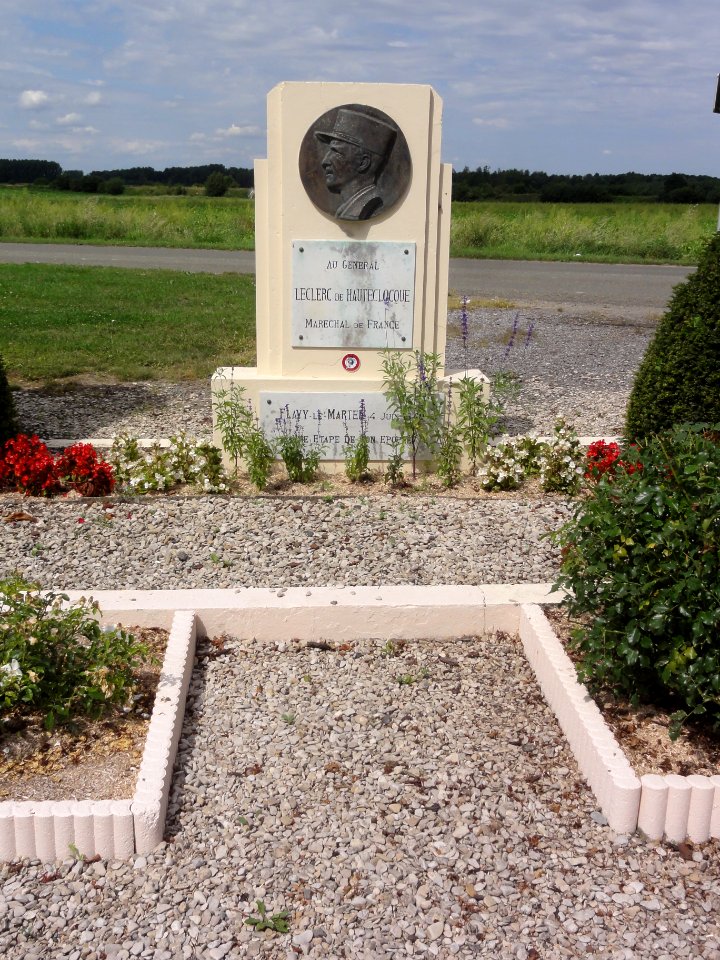 Flavy-le-Martel (Aisne) mémorial Général Leclerck