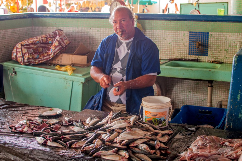 Fishmonger fish cleaning 5
