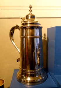 Flagon marked by Samuel Bartlett (1752-1821), 2 of 2, Concord or Boston, 1792, silver - Concord Museum - Concord, MA - DSC05691