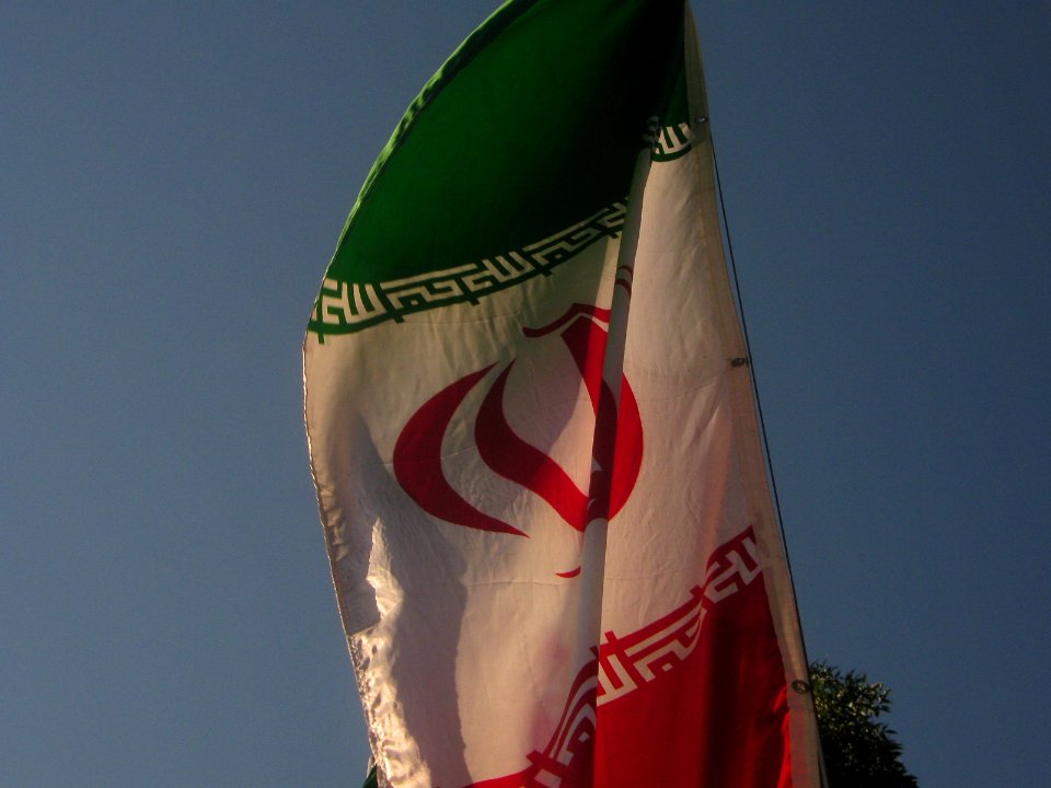 Flag of Iran - Omar Khayyam Square - Nishapur 11