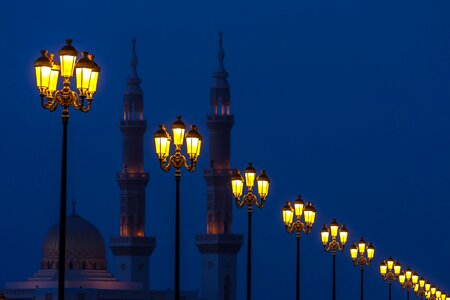 Arabian mosque blue mosque