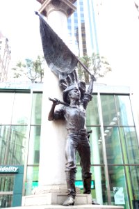Flag waver - Admission Day Monument - San Francisco - DSC03533