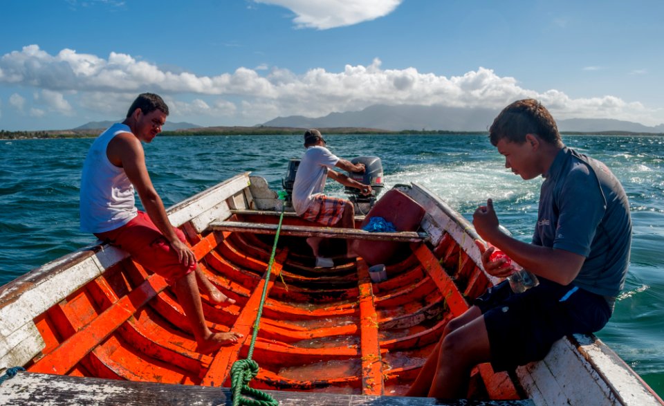 Fishing in El Manglillo Bay, Margarita Island 01