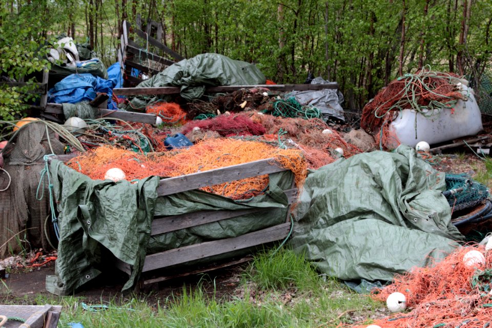 Fishing nets Halosenlahti Oulu 20140601
