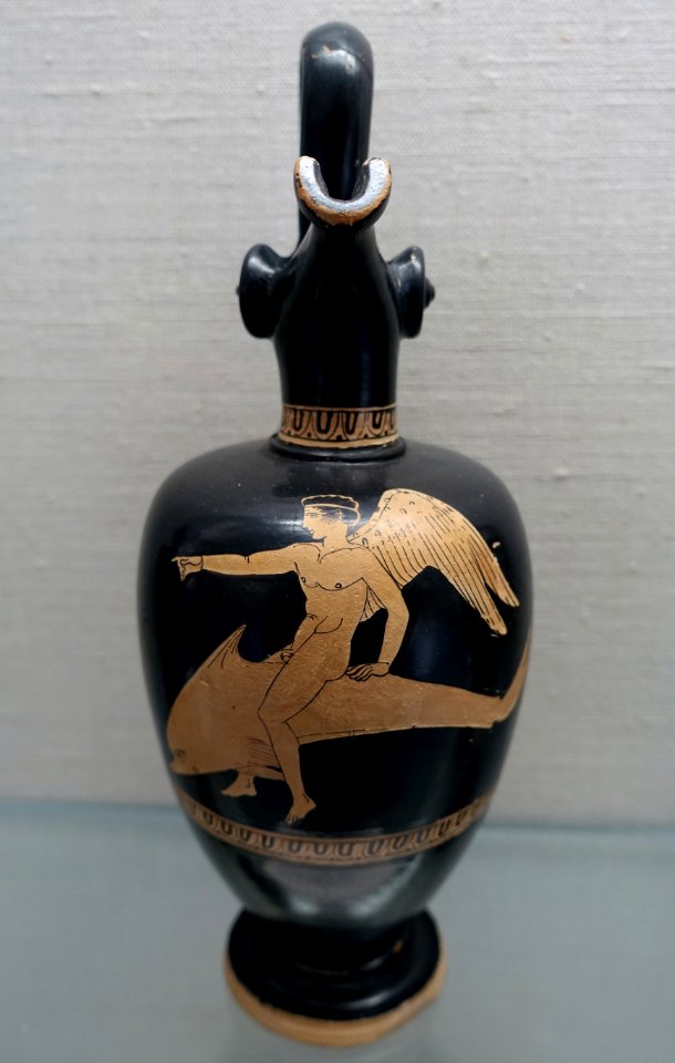 Flagon (Schnabelkanne) with Eros riding a dolphin, attributed to Polion, 440-430 BC, H 5726 - Martin von Wagner Museum - Würzburg, Germany - DSC05807
