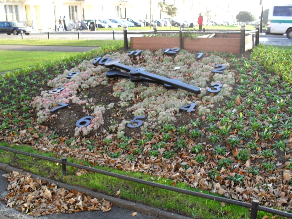 Floral Clock, Palmeira Square, Hove