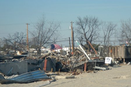 Flag & USAA sign in burnt Breezy Sandy jeh photo