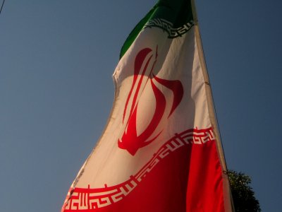 Flag of Iran - Omar Khayyam Square - Nishapur 13
