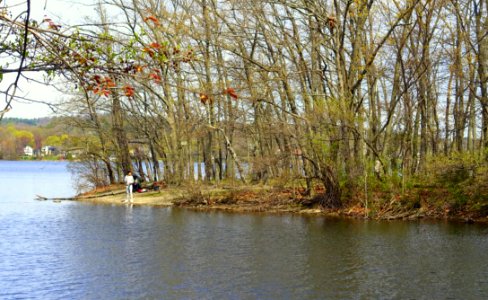 Fishing on the Mystic River - Medford, MA - DSC00810