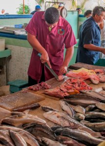 Fishmonger fish cleaning 3