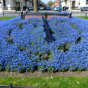Floral Clock, Palmeira Square, Hove (May 2013) (1)