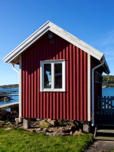 Fishing hut at Loddebo photo