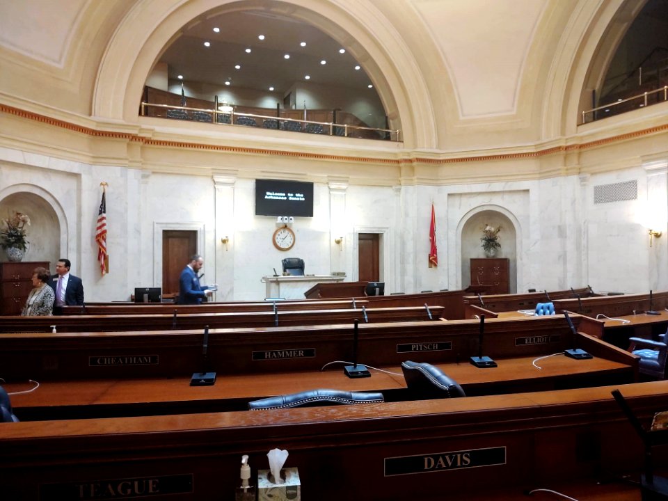 Floor of the Arkansas Senate