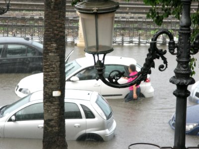Flood - Via Marina, Reggio Calabria, Italy - 13 October 2010 - (41)