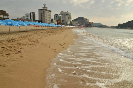 Song bathing beach korea photo