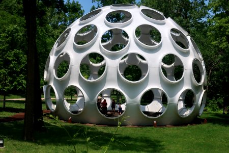 Fly's Eye Dome by Buckminster Fuller, Crystal Bridges Museum
