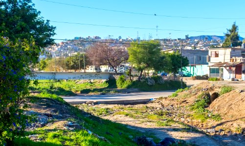 Floodway in Ensenada BC Mexico
