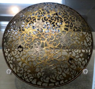 Flower basket with hosoge floral arabesque, Tokyo National Museum