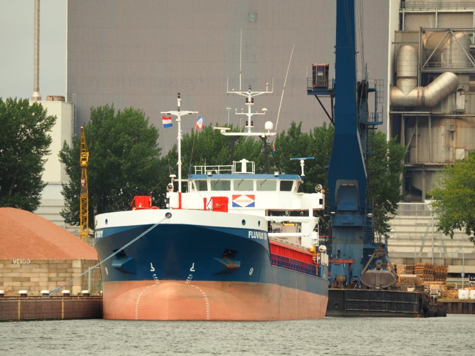 Fluvius Tavi (ship, 2009) IMO 9501710, Vlothaven, Port of Amsterdam