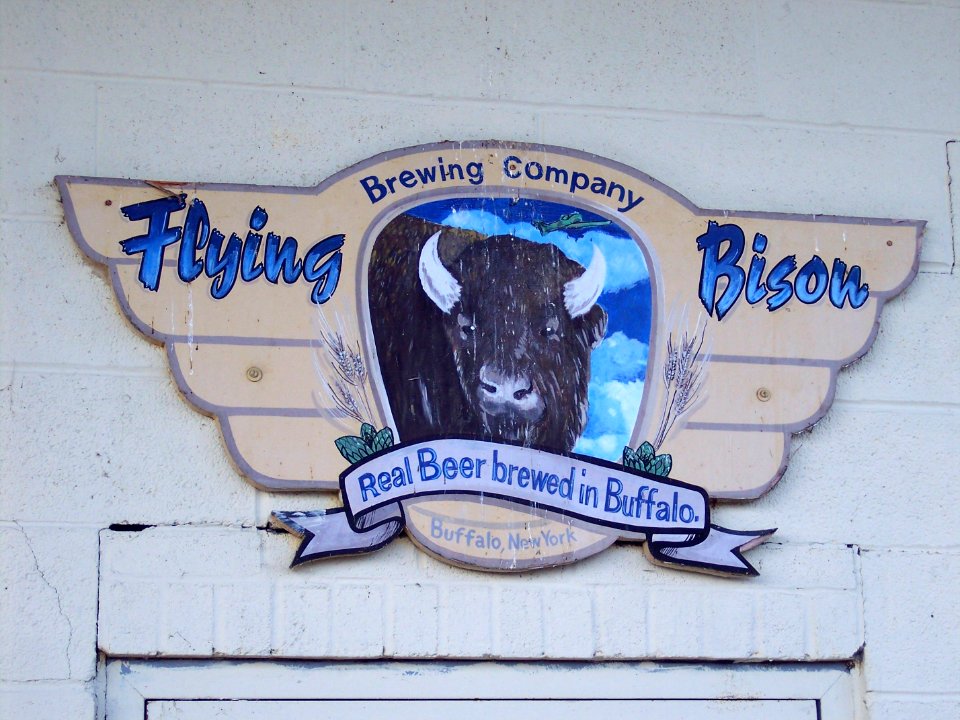 Flying Bison Sign