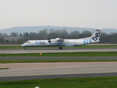 Flybe DHC-8-400 (G-ECOF) @ MAN, March 2011