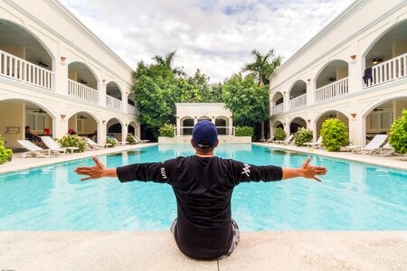 Pool resort swimming pool