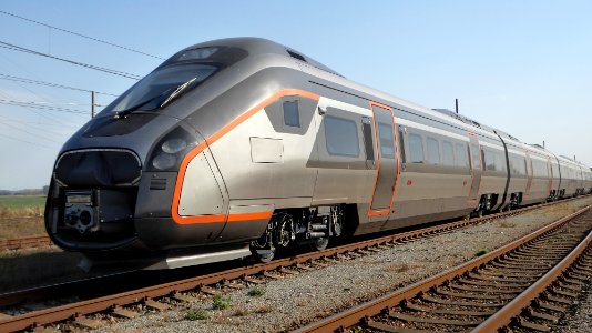 Flytoget Oaris auf dem Eisenbahnversuchsring Velim (CZ)