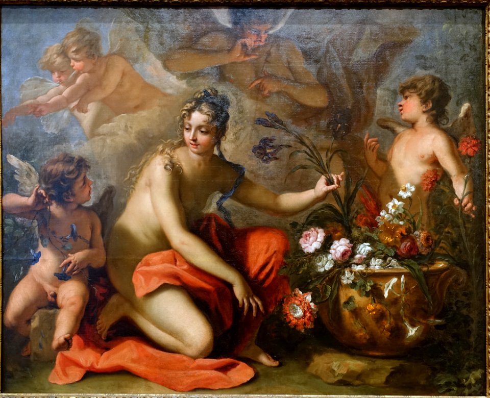 Flora by Sebastiano Ricci, c. 1712-1716, oil on canvas - Blanton Museum of Art - Austin, Texas - DSC08049