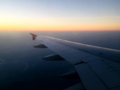 Flight over Surat, Gujarat photo