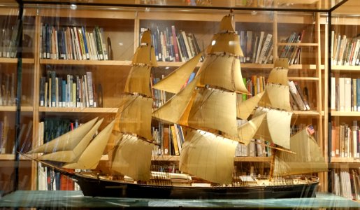 Flying Cloud, clipper ship by Donald McKay, 1851 - Addison Gallery of American Art - Phillips Academy Andover - Andover, Massachusetts - DSC05264