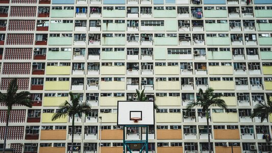 Colorful colourful residential
