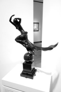 Flight of Night by Paul Howard Manship, 1916, bronze - New Britain Museum of American Art - DSC09683