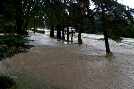 Flash flood Canandiagua NY July 23, 2017 02 yard