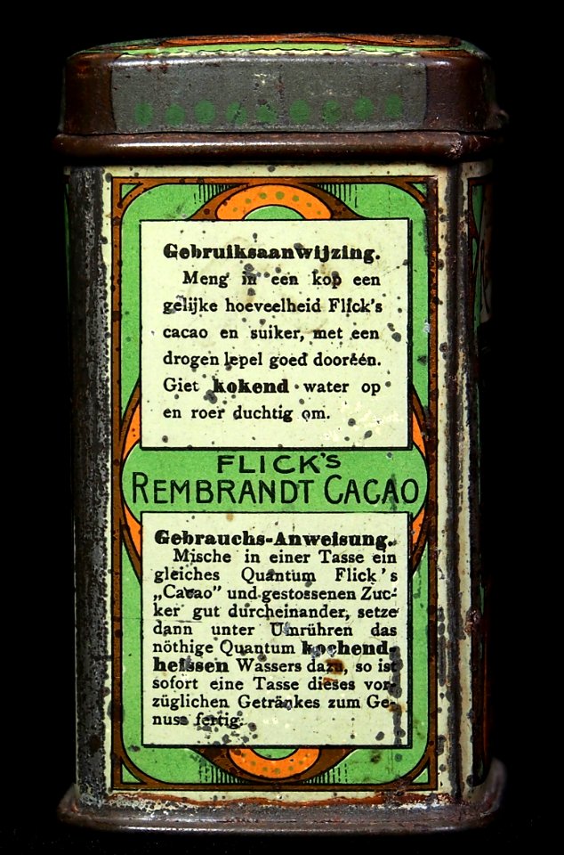 Flicks Rembrandt Cacao, Erven Caspar, cacao blikje, foto 10