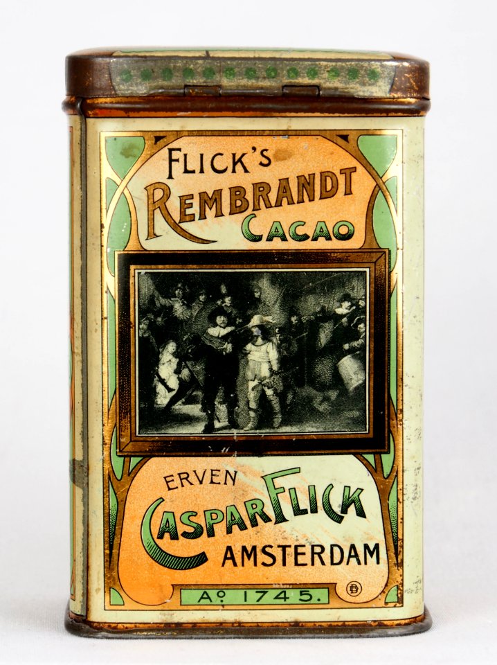 Flicks Rembrandt cacao 250gram blikje foto3