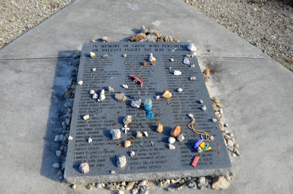 Flight 592 memorial stone