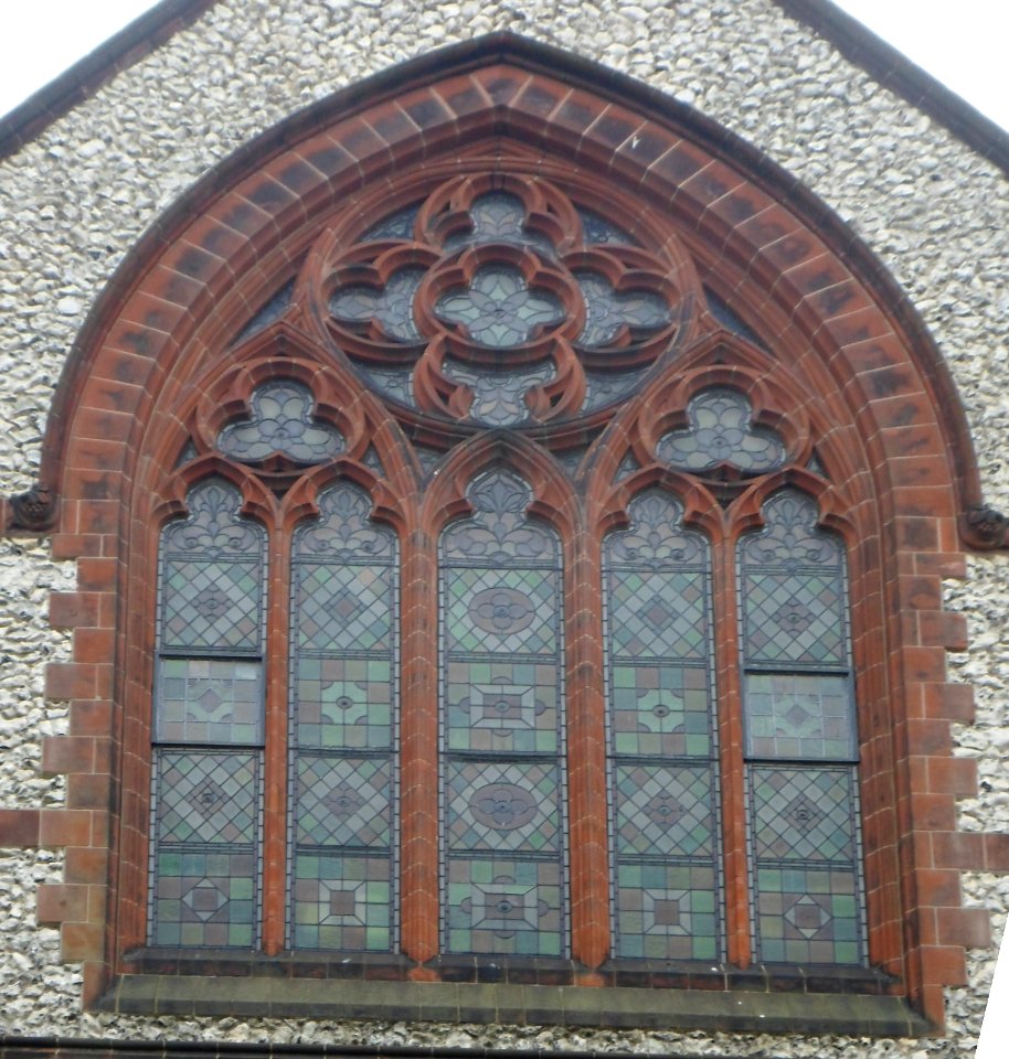 Florence Road Baptist Church, Florence Road, Brighton (August 2013) (Windows) (2)