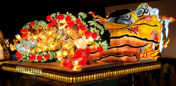 Float at Nebuta Museum Wa-rasse VIII