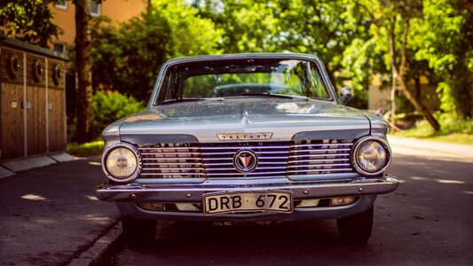 Chrome classic headlight photo