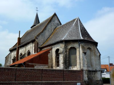 Floringhem (Pas-de-Calais, Fr) église, chevet photo