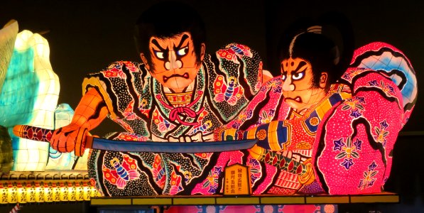 Float at Nebuta Museum Wa-rasse III