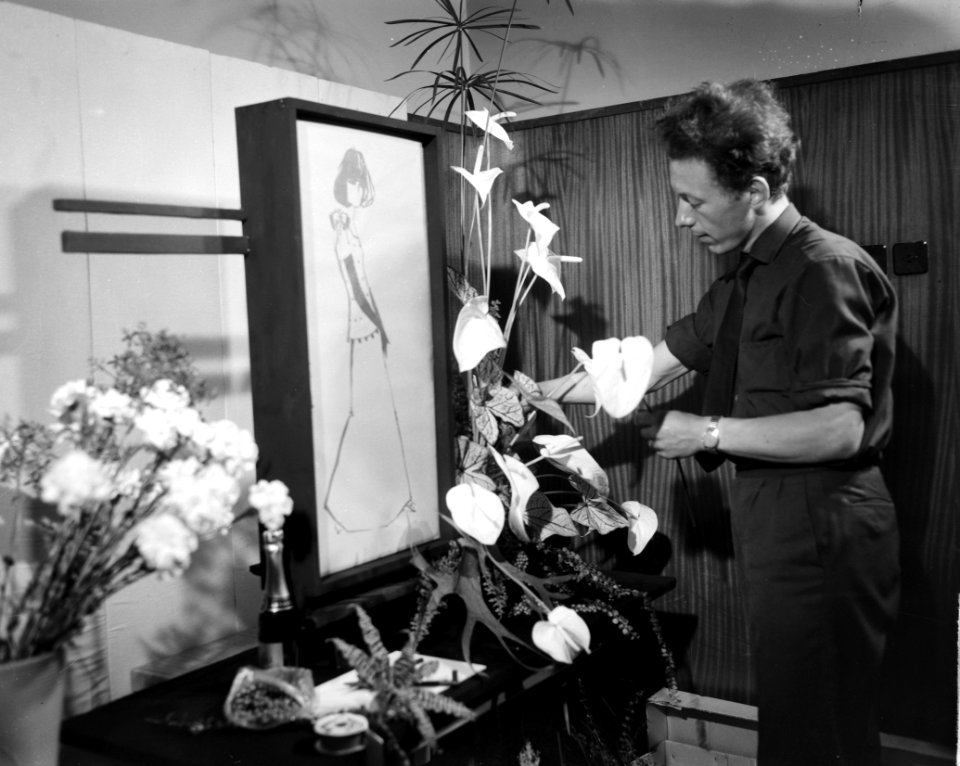 Fleuropiade 1963 te Utrecht gehouden De juniorenafdeling tijdens het maken van , Bestanddeelnr 915-2276