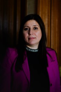 Florin Gorgis, Assyrian human rights and women's rights activist from Diana, Kurdistan Region, Iraq at a meeting in Erbil in her role as General Director of the KRG’s High Council of Women Affairs 12